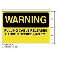 3M 3M 7010317787 Diamond Grade Fire Fighting Sign 6x4
