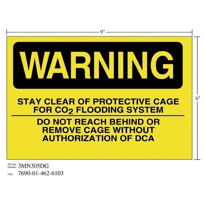3M 3M 7010343555 Diamond Grade Fire Fighting Sign 9x6