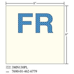 3M 3M 7010302552 Photoluminescent Film Shipboard Sign 6x6 Fr