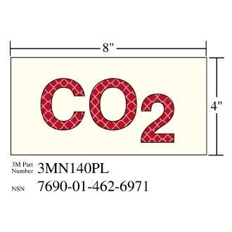 3M 3M 7010343547 Photoluminescent Film Shipboard Sign