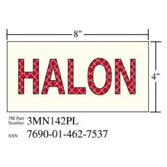 3M 3M 7010389825 Photoluminescent Shipboard Sign 8x4 in