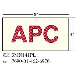 3M 3M 7010293249 Photoluminescent Film Shipboard Sign