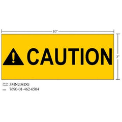 3M 3M 7010389829 Diamond Grade Safety Sign Caution