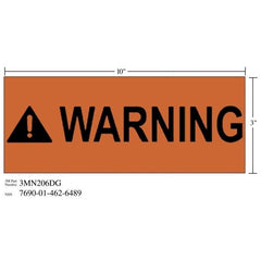 3M 3M 7010389828 Diamond Grade Safety Sign 10x3 in