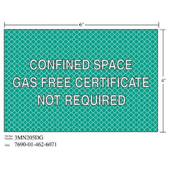 3M 3M 7010343549 Diamond Grade Safety Sign 6x4 Inches