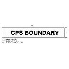 3M 3M 7010389840 Diamond Grade Ventilation Sign Cps Boundary