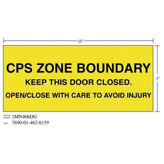 3M 3M 7010389841 Diamond Grade Ventilation Sign 10x3 in