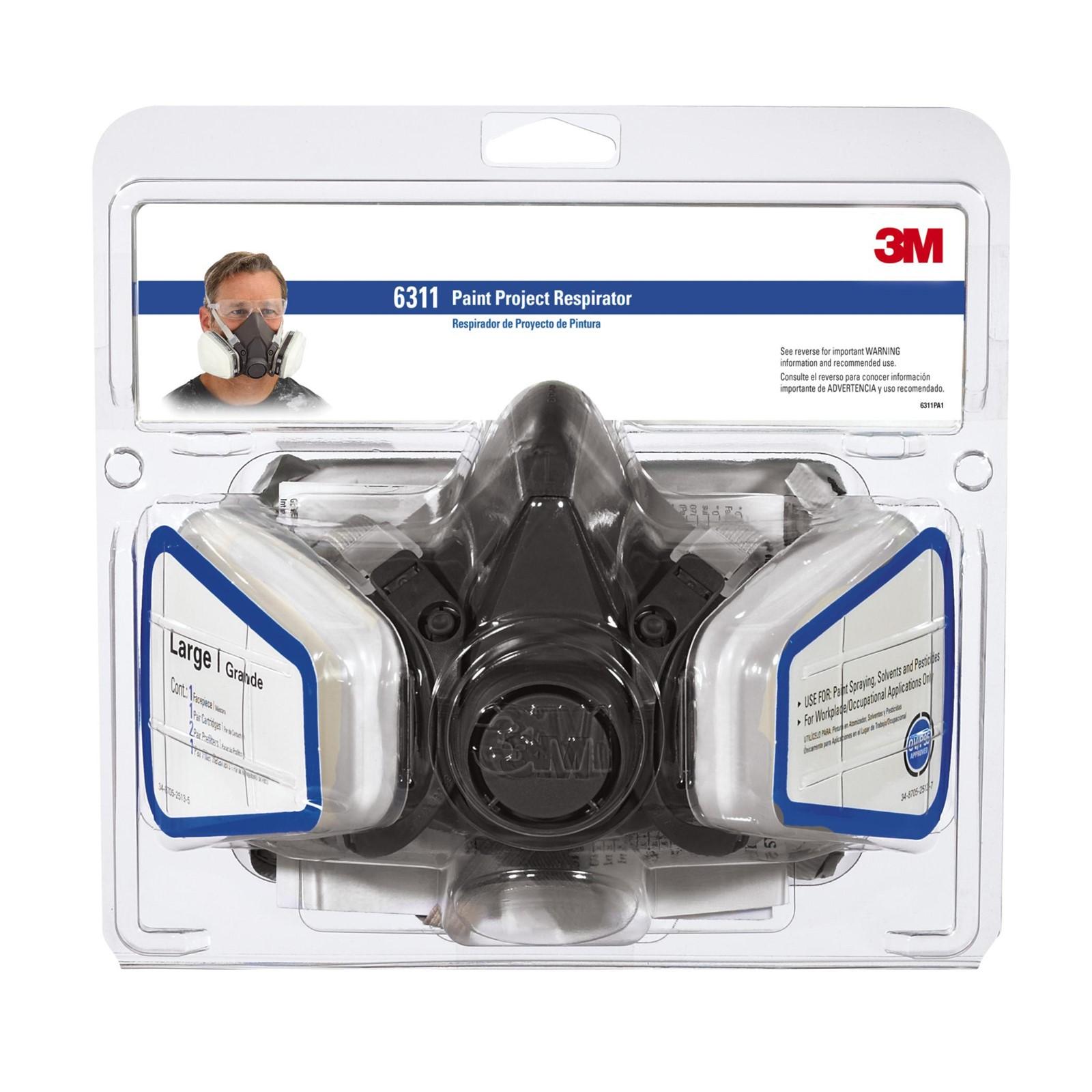 3M 3M 7100308666 Paint Project Respirator OV/P95 Large