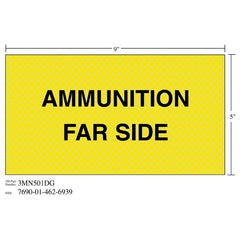 3M 3M 7010389844 Diamond Grade Weapon Sign 9x5 Inches