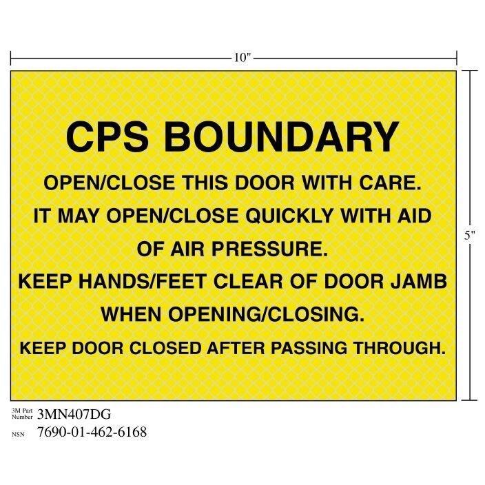 3M 3M 7010302555 Diamond Grade Ventilation Sign 10x5 in