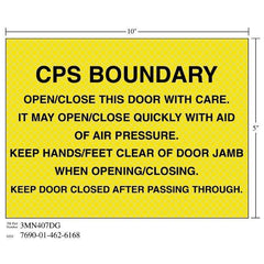 3M 3M 7010302555 Diamond Grade Ventilation Sign 10x5 in