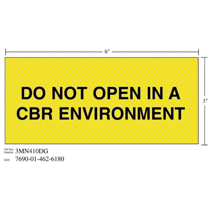3M 3M 7010389843 Diamond Grade Ventilation Sign 7x3 in