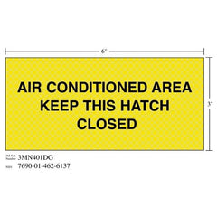 3M 3M 7010343556 Diamond Grade Ventilation Sign 7x3 in