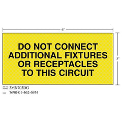 3M 3M 7010389846 Diamond Grade Sign Film Do Circuit 7x3 in