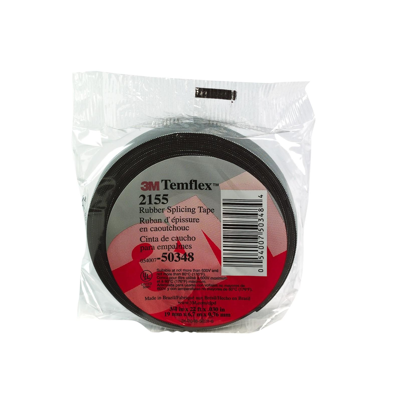 3M 3M 7000089970 Temflex Rubber Splicing Tape 2155 3/4 X 22 Ft
