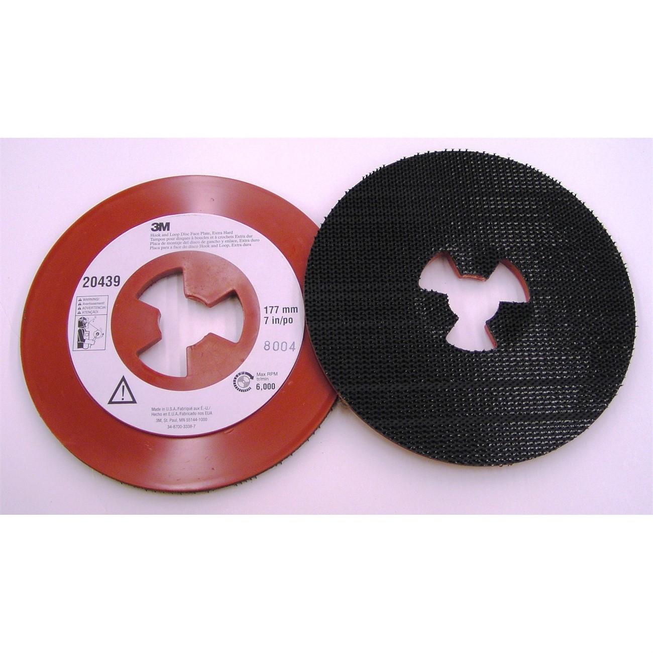 3M 3M 7010360099 Hook and Loop Disc Face Plate 7 in