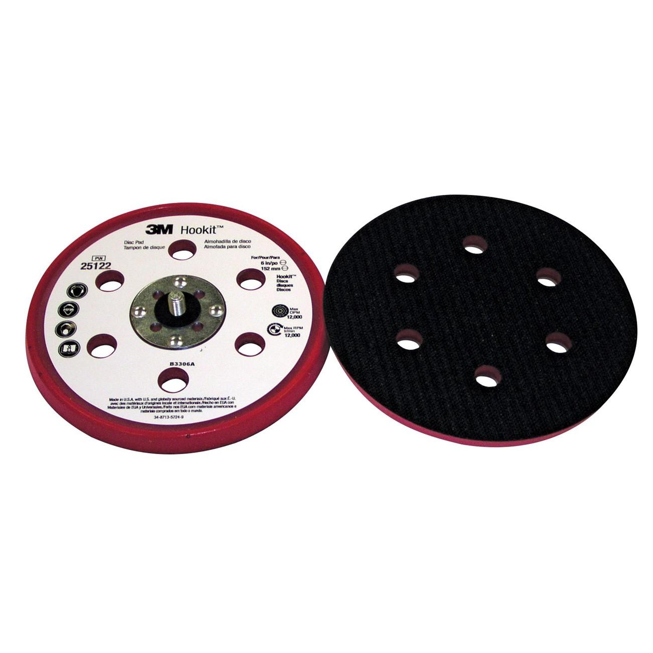 3M 3M 7100059305 Hookit D/f Low Profile Disc Pad 6 in