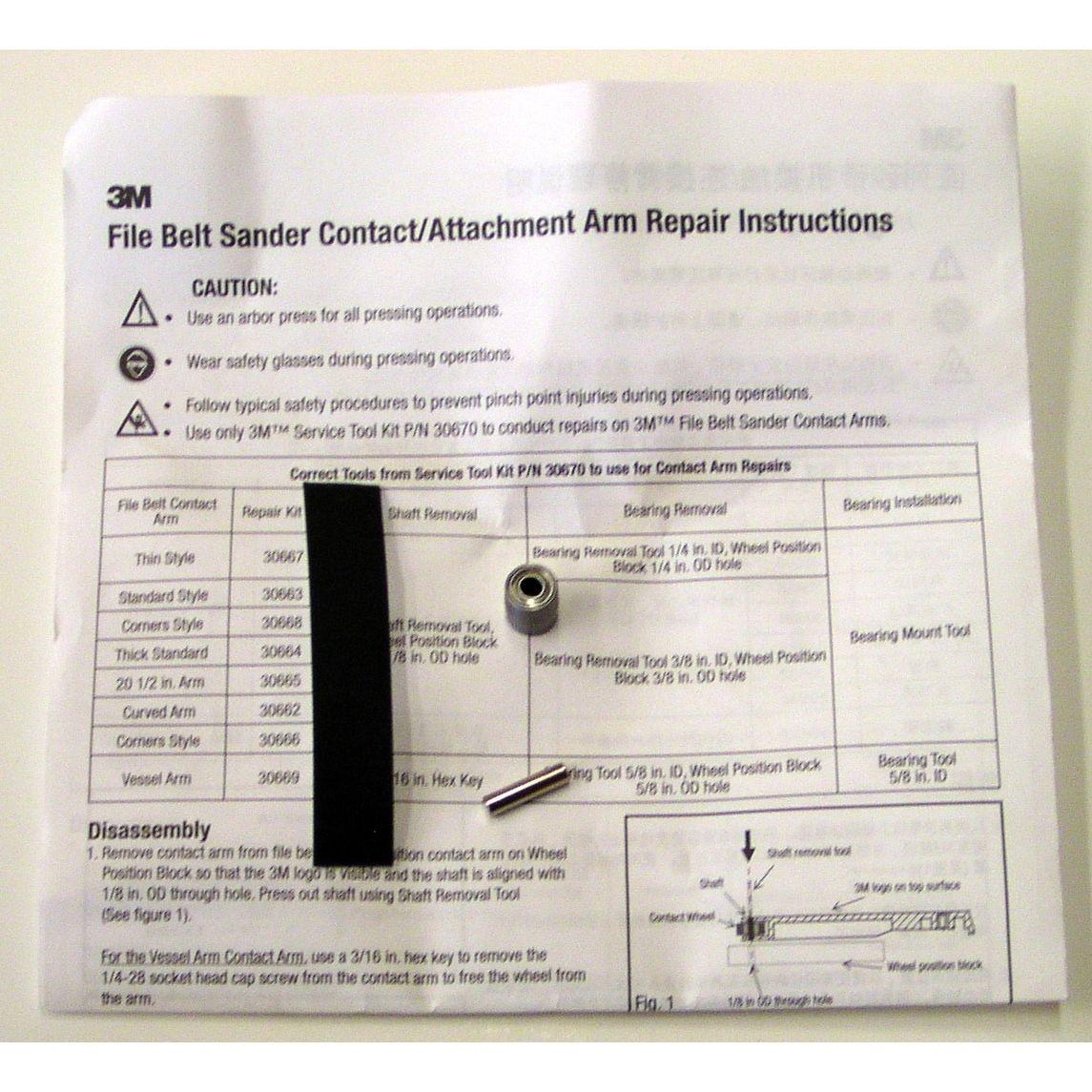 3M 3M 7100033228 File Belt Arm Repair Kit 28369