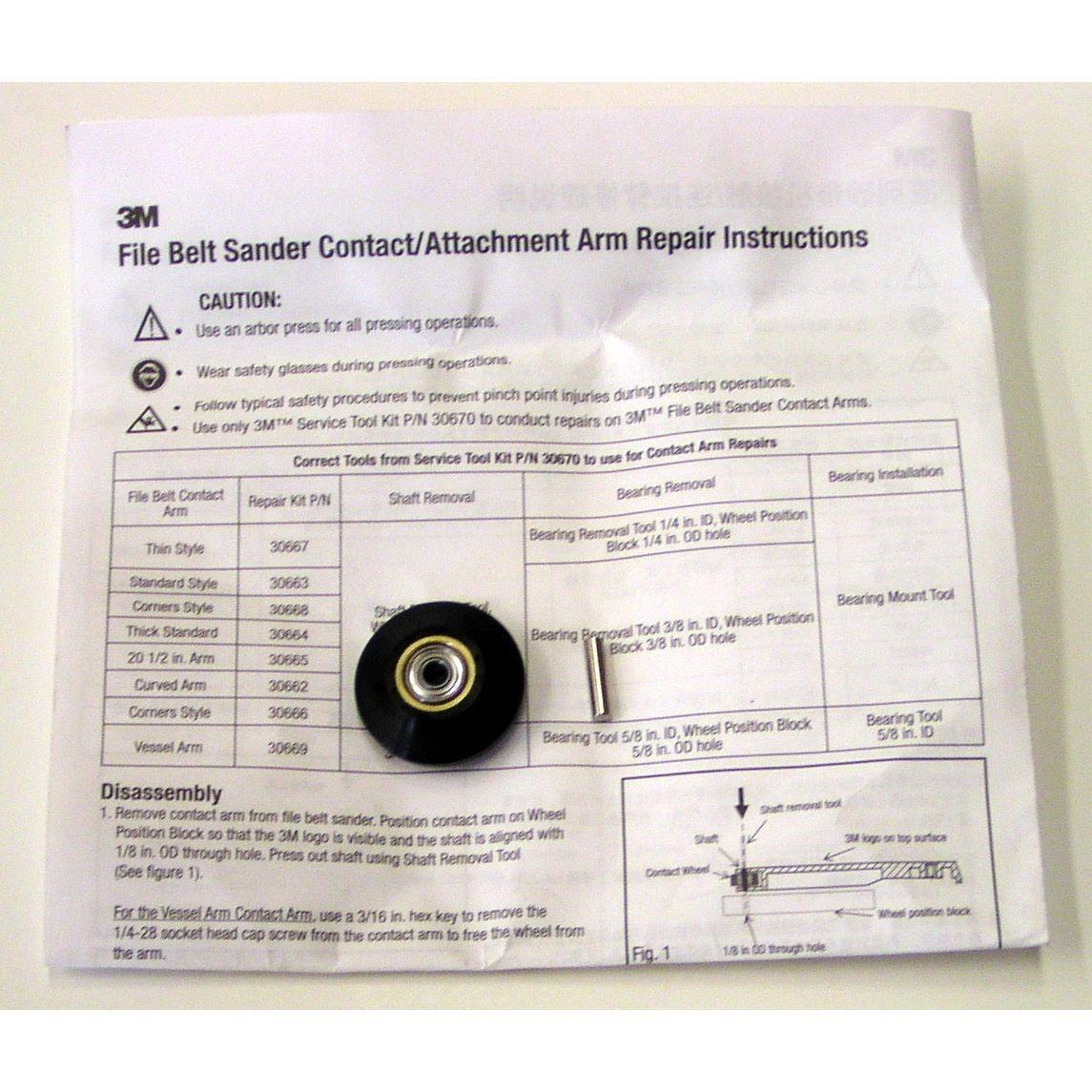 3M 3M 7100089735 File Belt Arm Repair Kit 28372