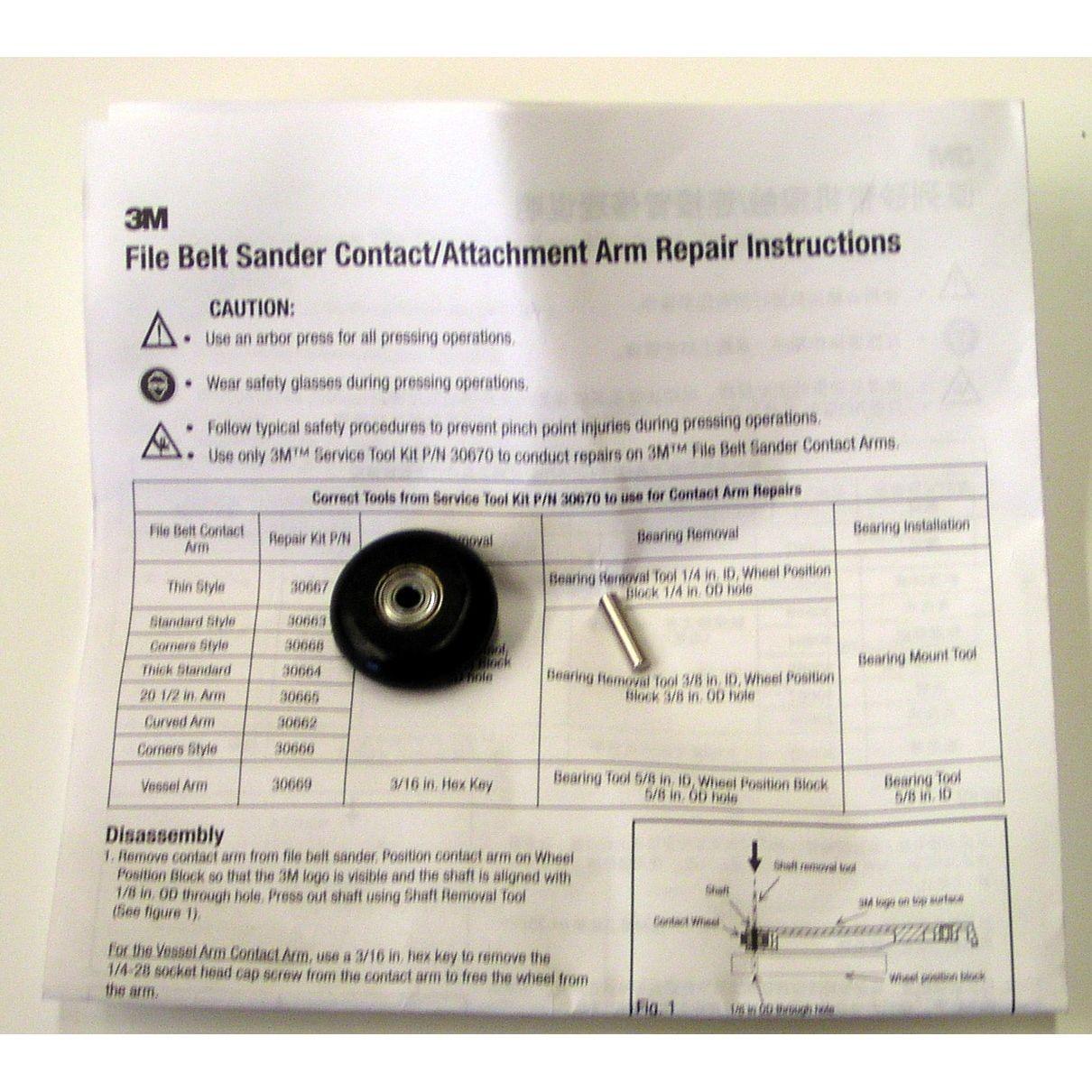 3M 3M 7100090297 File Belt Arm Repair Kit