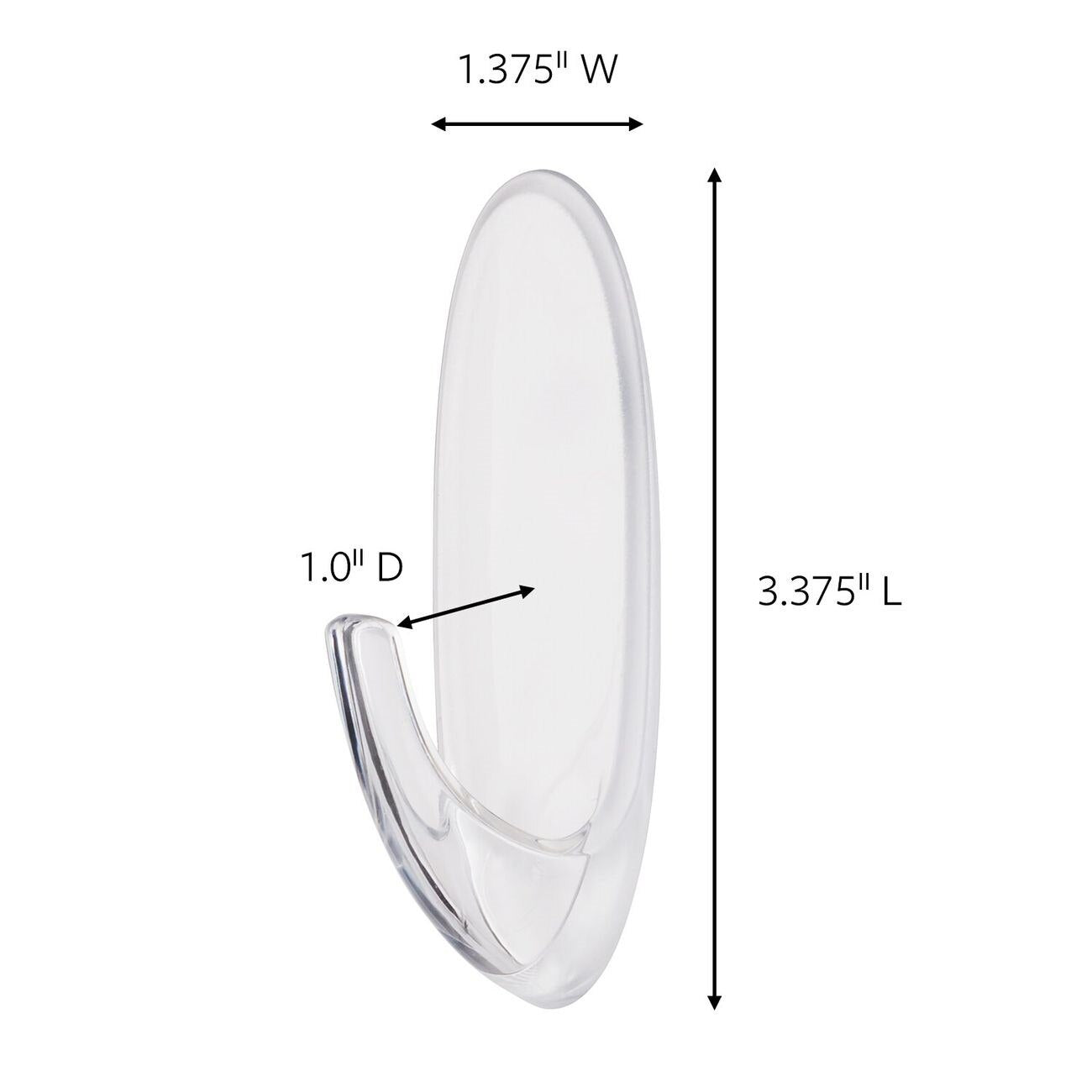 3M 3M 7010296002 Outdoor Clear Window Hook Clear Strips
