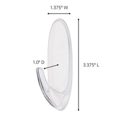 3M 3M 7010296002 Outdoor Clear Window Hook Clear Strips