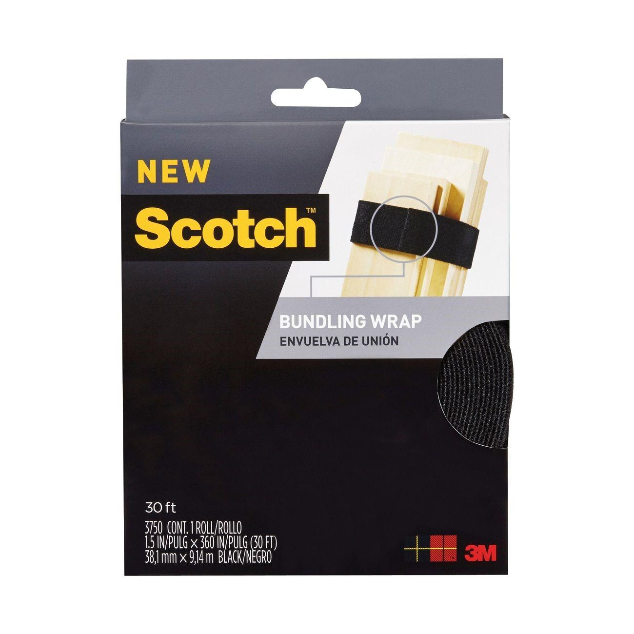 3M 3M 7010335999 Bundling Wrap RF3750 1.5in X 30ft Black