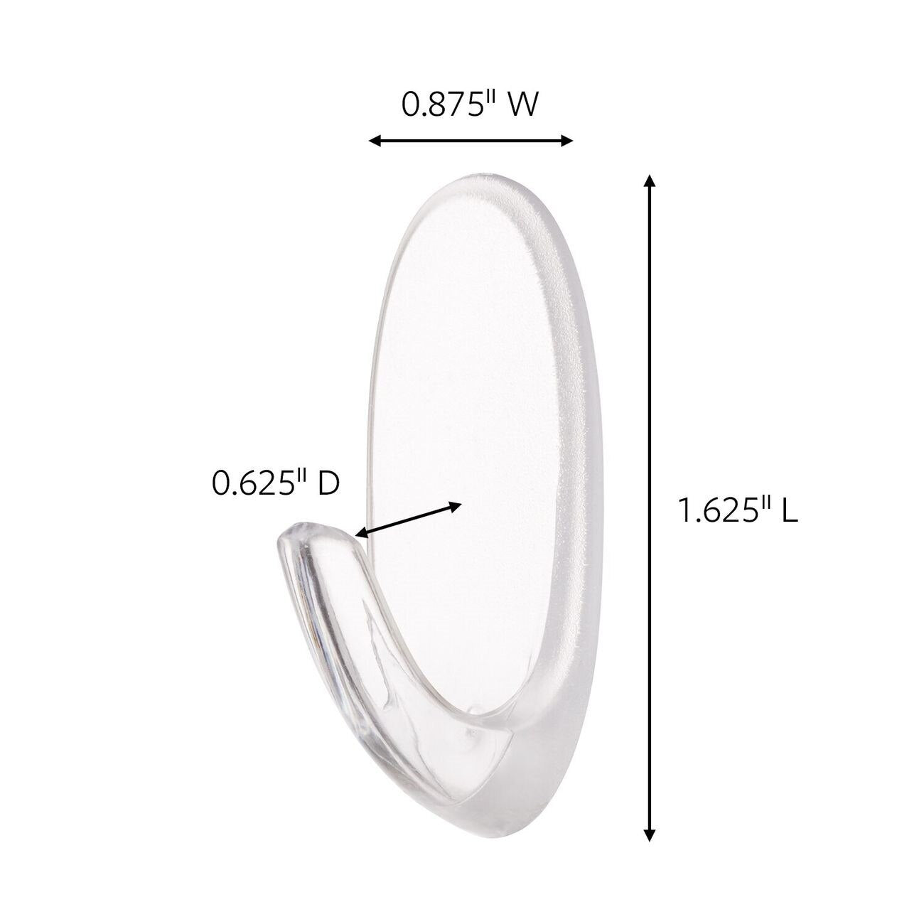 3M 3M 7010377123 Outdoor Medium Clear Window Hook Pack