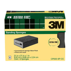 3M 3M 7010377868 Extra Fine Sanding Sponge 6-pack