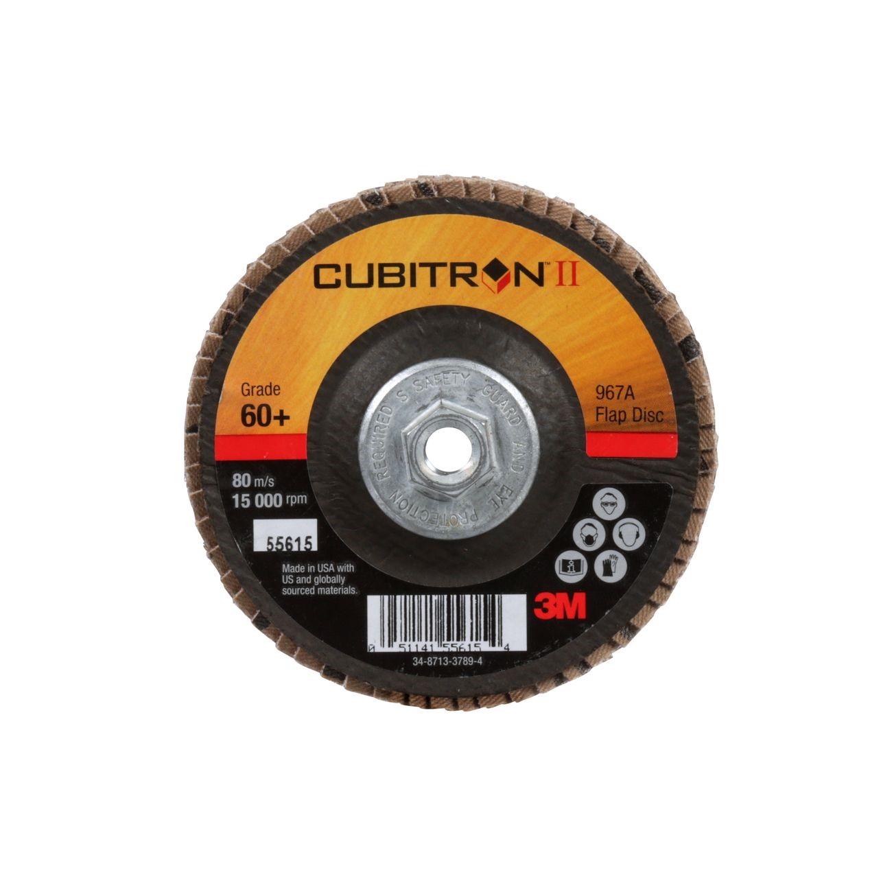 3M 3M 7010363293 Cubitron Ii 967A 4 Inch 60 Grit Flap Disc