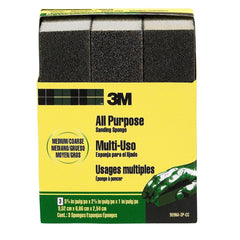 3M 3M 7010312225 Sanding Sponge Medium Coarse 3 Pack