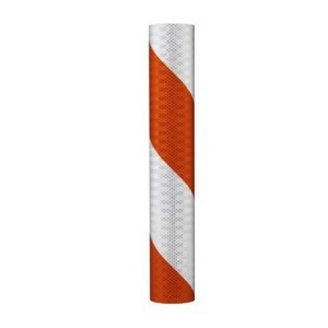3M 3M 7000129555 Barricade Sheeting White Orange 8in 50yd