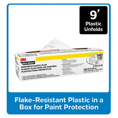 3M 3M 7100091364 Painter's Plastic Plus Film 9ft X 400ft