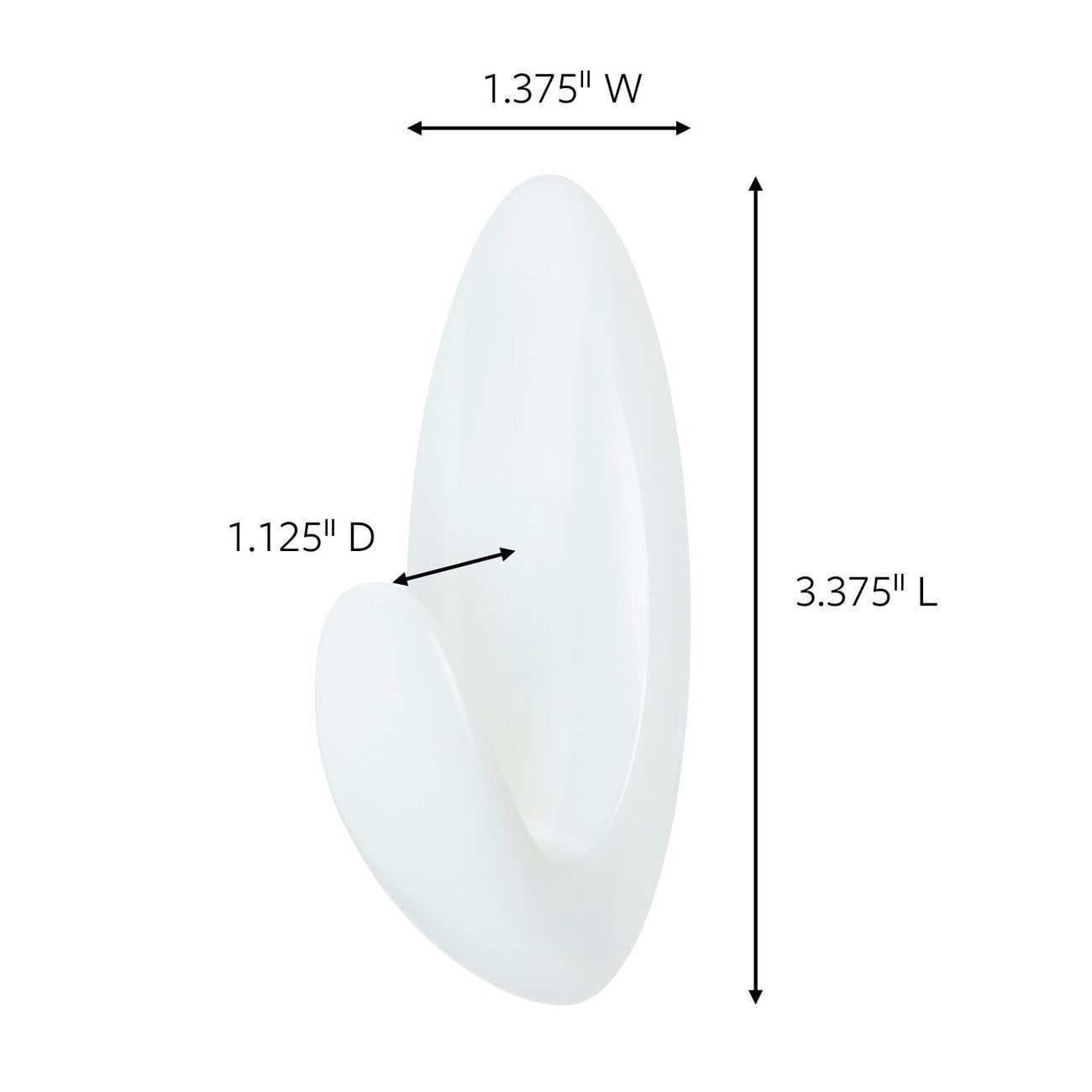3M 3M 7000144761 Medium Bath Hook Water-resistant
