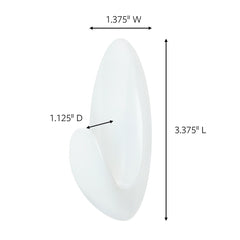 3M 3M 7000144761 Medium Bath Hook Water-resistant