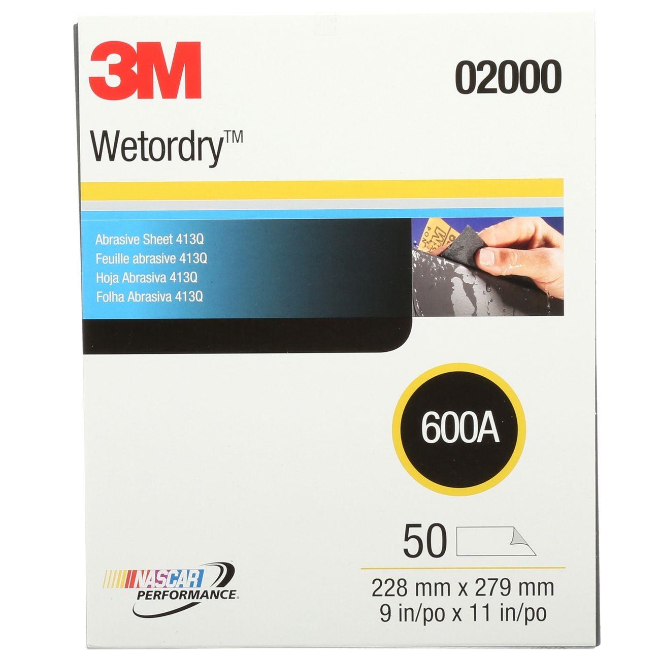 3M 3M 7000148223 Wetordry Tri-m-ite Sheet 600A 9x11 in