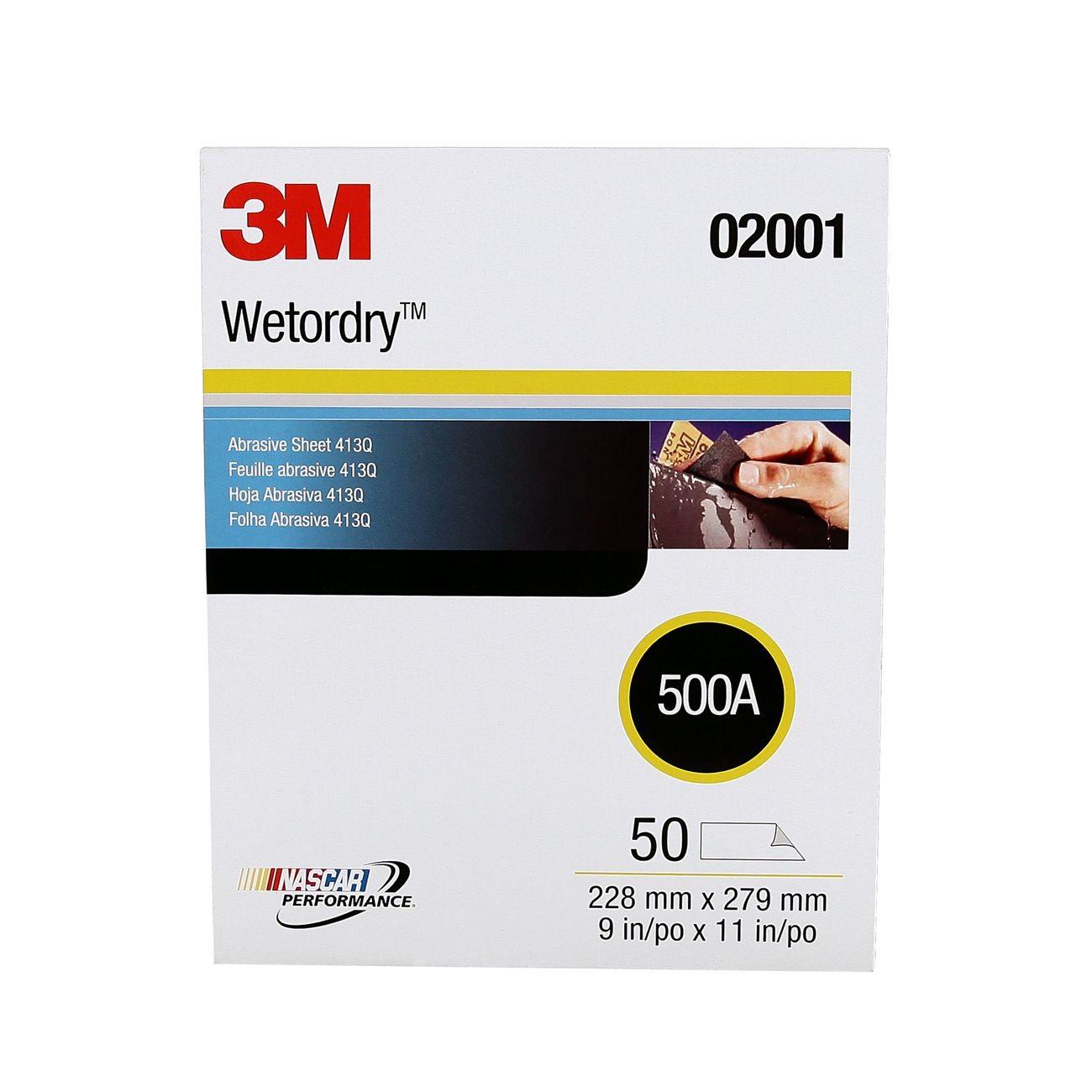 3M 3M 7000118291 Wetordry Tri-m-ite Sheet 500A 9x11 in