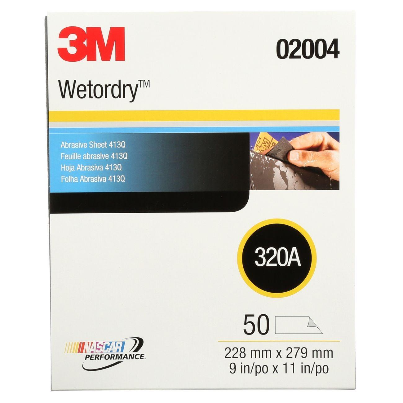3M 3M 7000148222 Wetordry Abrasive Sheet 320A 9x11 in