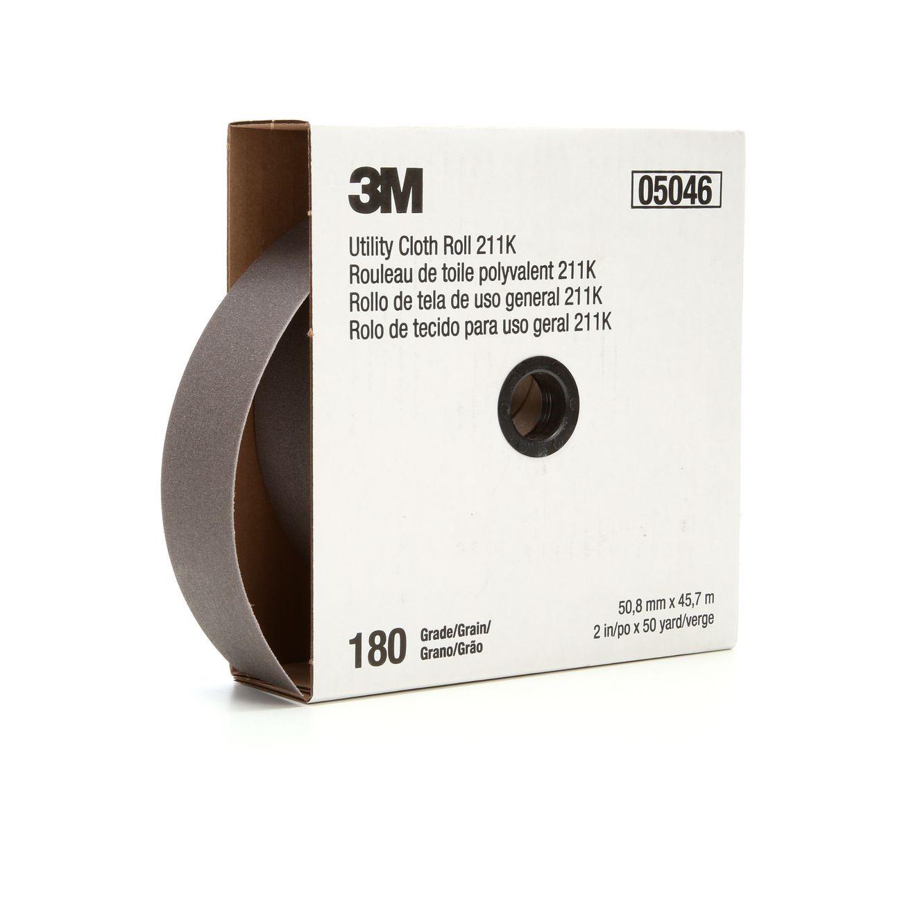 3M 3M 7000118341 Utility Cloth Roll 180 Grit 1.5 in X 50 Yd