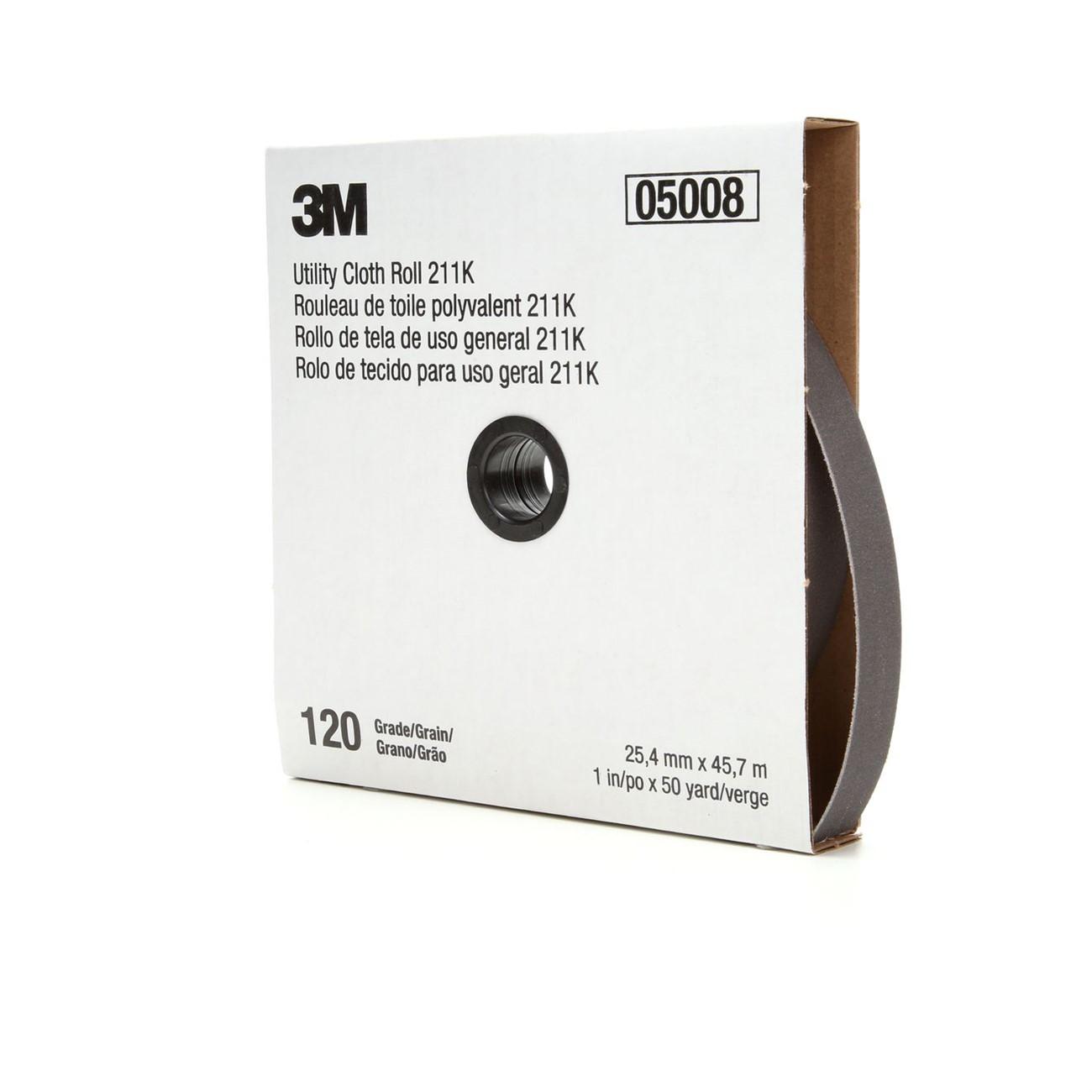 3M 3M 7000118337 Utility Cloth Roll 120 Grit 2in X 50yd