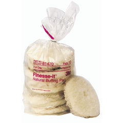 3M 3M 7000000579 Natural Buffing Pad 3 Inches Lamb Wool