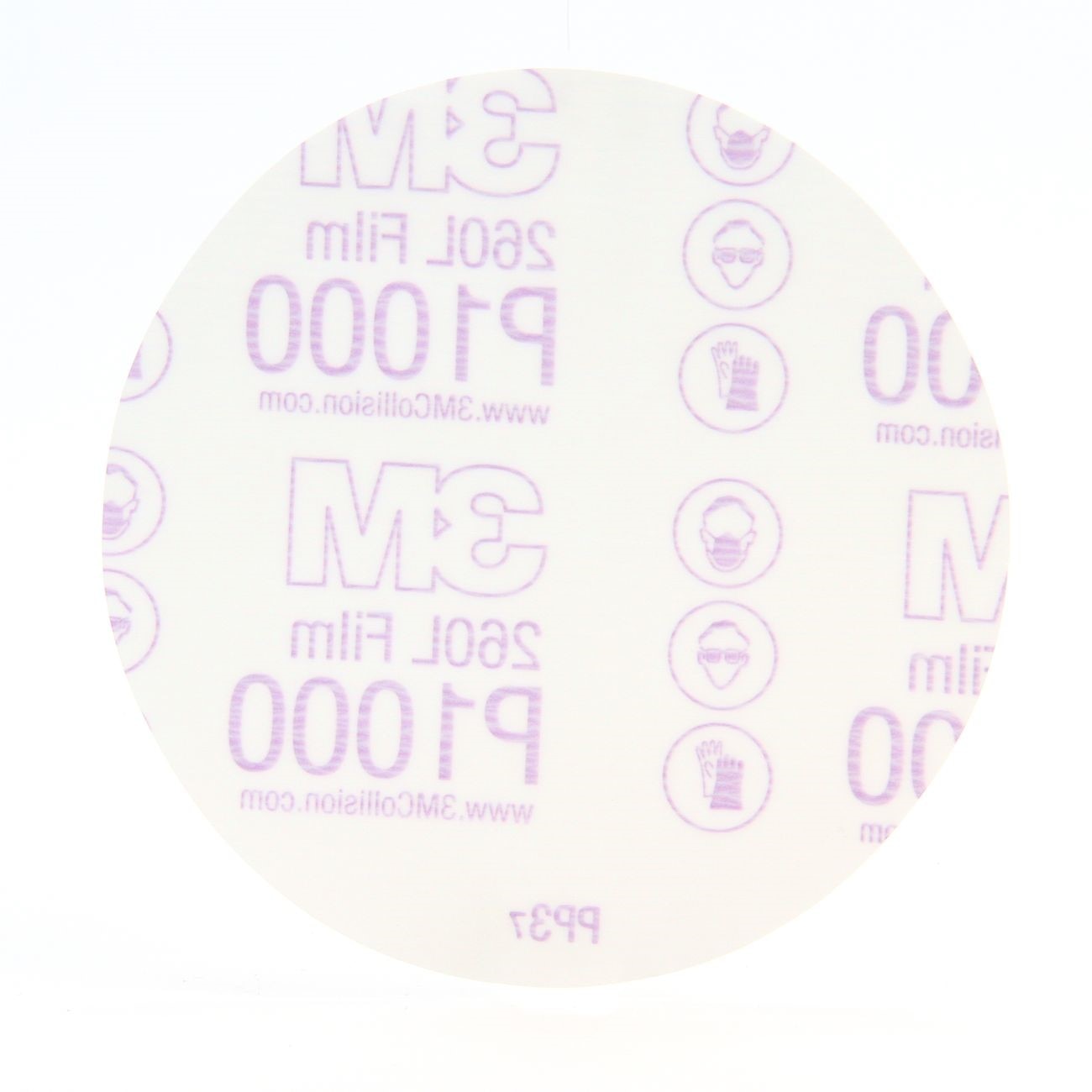 3M 3M 7010325581 5 Inch P1000 Abrasive Disc Film Backing