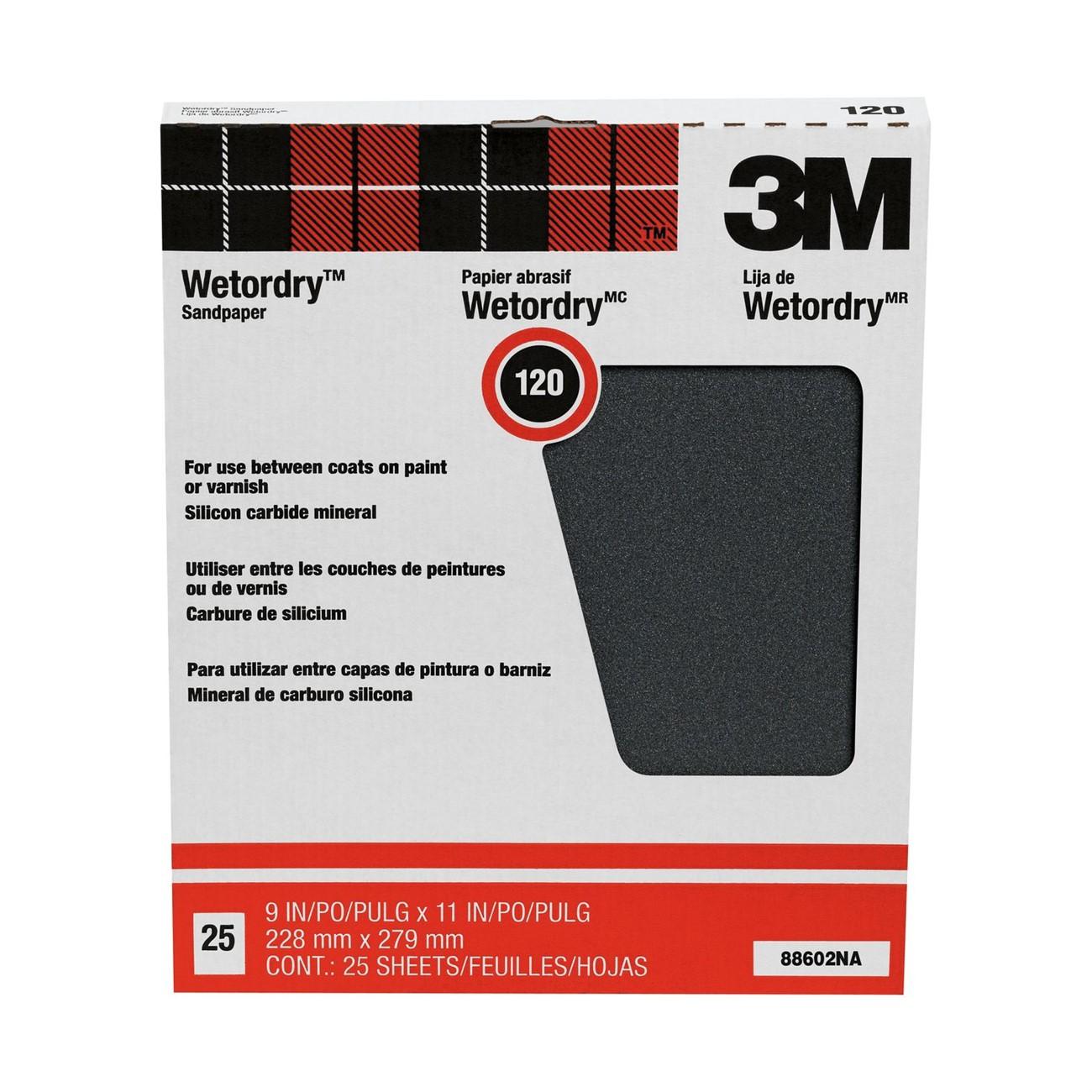 3M 3M 7100079086 Wetordry Sanding Sheets 120C Grit