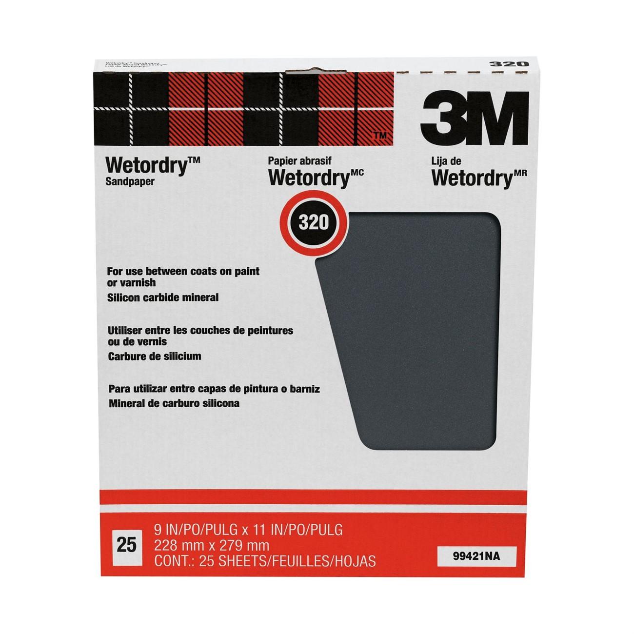 3M 3M 7000126425 Wetordry Sanding Sheets 320A Grit
