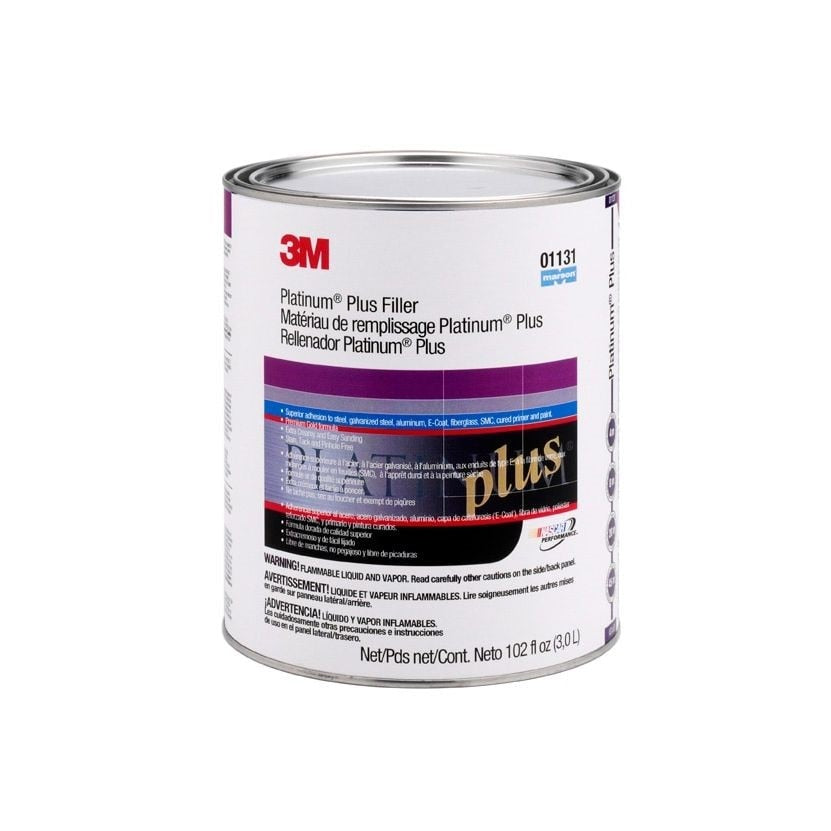 3M 3M 7000001498 Premium Body Filler Platinum Plus 1 Gallon