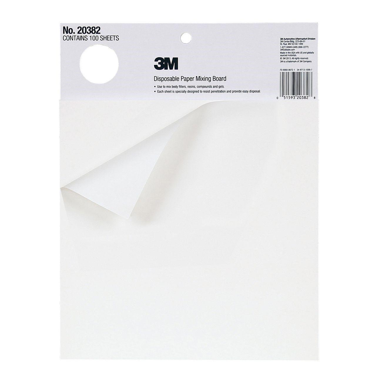 3M 3M 7100144396 Disposable Paper Mixing Board