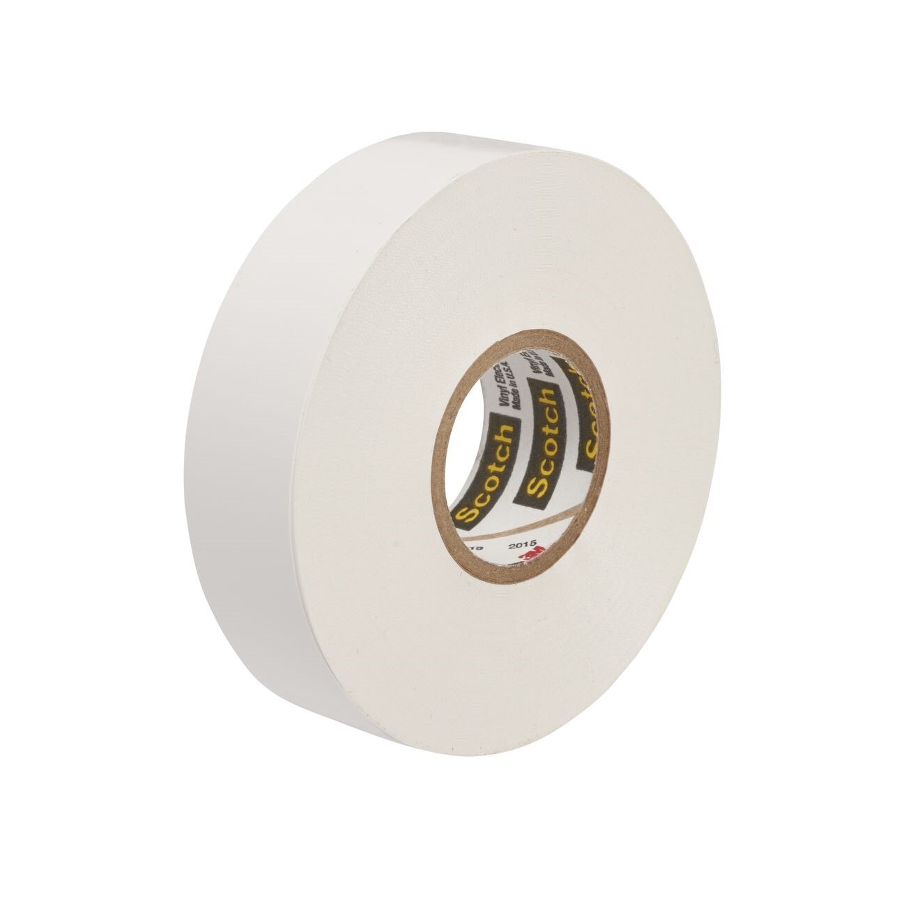 3M 3M 7000058436 Vinyl Electrical Tape 0.5in X 20ft White