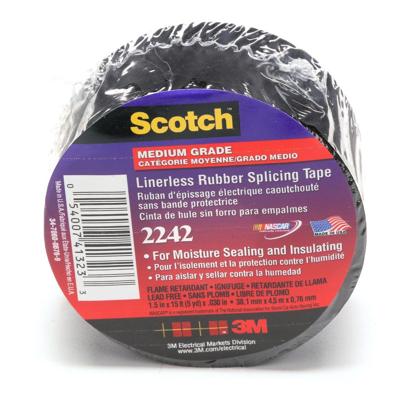 3M 3M 7000132741 Linerless Electrical Rubber Tape 1.5in X 15ft