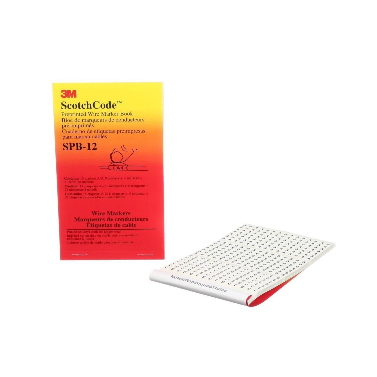 3M 3M 7000132485 Wire Marker Book SPB-12