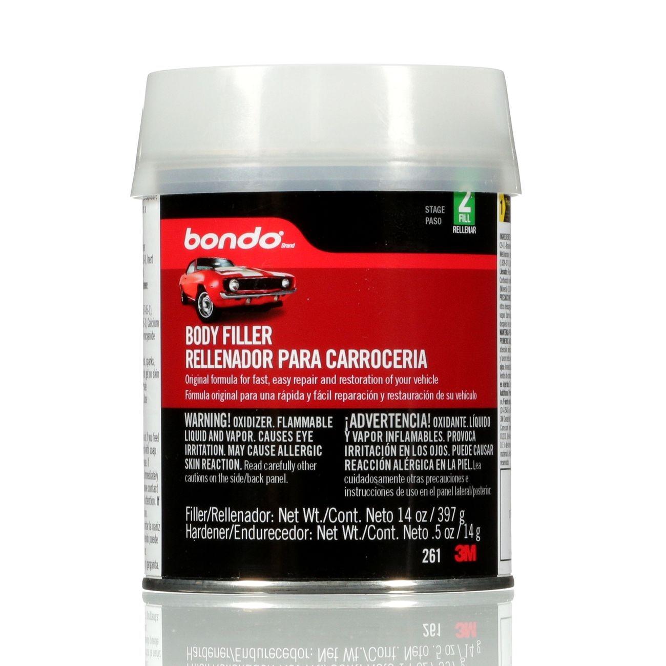 BONDO 3M 7100314410 Bondo Body Filler 1 Pint 14 Oz